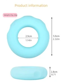 1 pieza Anillo de silicona mano