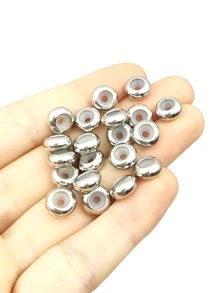 20 cái/bộ Phụ kiện trang sức hạt cườm DIY - Bạc - Xem 2
