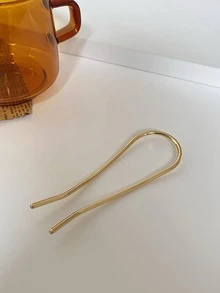 Minimalist Hair Pin - Gold - View 5