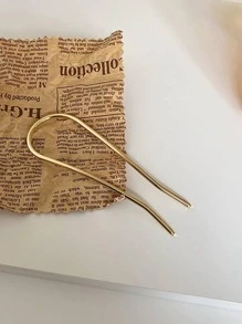 Minimalist Hair Pin - Gold - View 3