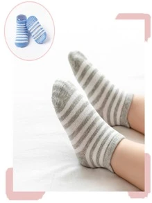 6pairs/Pack Toddler Anti-Slip Socks, Unisex Baby Ankle Socks