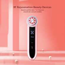 專業藍紅光子護膚深層清潔加熱冷射頻嫩膚EMS提拉美容儀 - 白色 - 查看 8