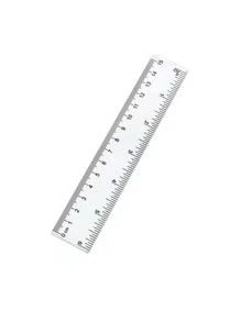 1pc PS Clear Ruler, Modern Portable Ruler For Student,Back To School Essentials,Creative Gift For Thanksgiving, Christmas, Birthday Halloween Decoration Back To School - Multicolor - View 4