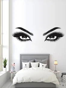 Eye Print Wall Sticker, Stickers, Wall Decal, Vinly Decal For Home Decorations, Spring Decoration Items Refresh Your Home, Festival Decoration Stickers Gifts Birthday Graduation