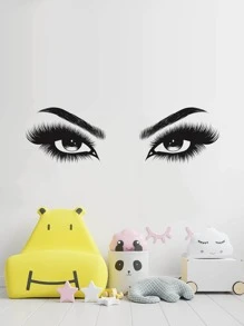 Eye Print Wall Sticker, Stickers, Wall Decal, Vinly Decal For Home Decorations, Spring Decoration Items Refresh Your Home, Festival Decoration Stickers Gifts Birthday Graduation