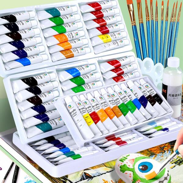 36pcs Mixed Color Paint, Colorful Multi-purpose Paint For Painting