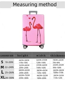 火烈鳥圖案大容量旅行收纳包 - 彩色 - 查看 3