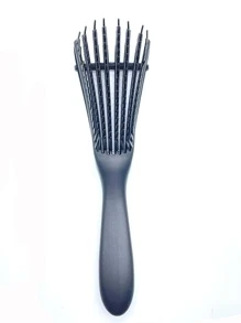 1 lược chải tóc thường ngày cho nữ chắc chắn gốc tóc mềm mại, cho cuộc sống hàng ngày - màu đen - Xem 3