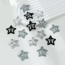 30入組星形設計髮夾 - 彩色 - 查看 1