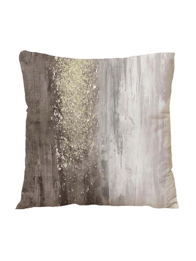 Graphic Print Cushion Cover Without Filler