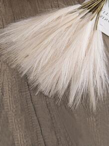 1 pieza artificial beige poliéster junco para casa adorno - Beis - Ver 2