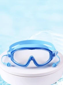 1 X 兒童防水防霧高清大框泳鏡 - 寶藍色 - 查看 4