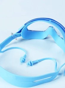 1 X 兒童防水防霧高清大框泳鏡 - 寶藍色 - 查看 3