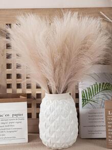 1 pieza artificial beige poliéster junco para casa adorno - Beis - Ver 8