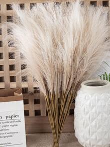 1 pieza artificial beige poliéster junco para casa adorno - Beis - Ver 5