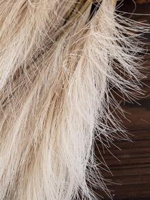 1 pieza artificial beige poliéster junco para casa adorno - Beis - Ver 11