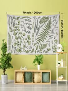 1 cái Thảm Thực Vật In Tấm Thảm, Hiện Đại Nhiều Màu Sắc Trang Trí Nhà Mềm Mại Thảm Treo Tường - Nhiều màu - Xem 9