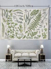 1 cái Thảm Thực Vật In Tấm Thảm, Hiện Đại Nhiều Màu Sắc Trang Trí Nhà Mềm Mại Thảm Treo Tường - Nhiều màu - Xem 11