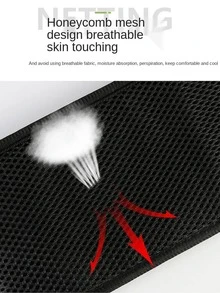 1pc Portable Waterproof Outdoor Running Waist Bag - Black - View 6