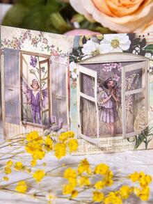 15pcs Mixed Pattern Material Paper, Black Vintage Decorative Craft Paper For Household - Black - View 4