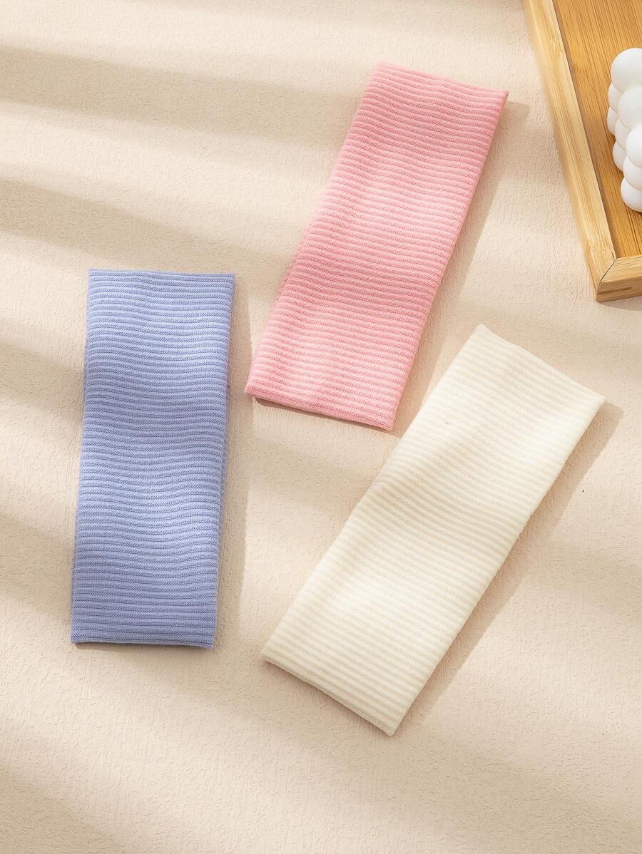 3 chiếc băng đô cài tóc trơn, băng đô thể thao, băng đô turban, băng thấm mồ hôi, phụ kiện tóc mùa thu đông cho nữ, khăn quàng cổ thanh lịch cho nữ, khăn bandana mềm mại cho mùa hè.