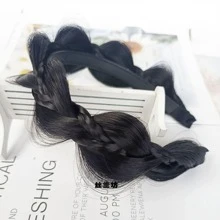 Băng đô thiết kế bện để sử dụng hàng ngày cho các cô gái Kiểu tóc thông thường - màu đen - Xem 4