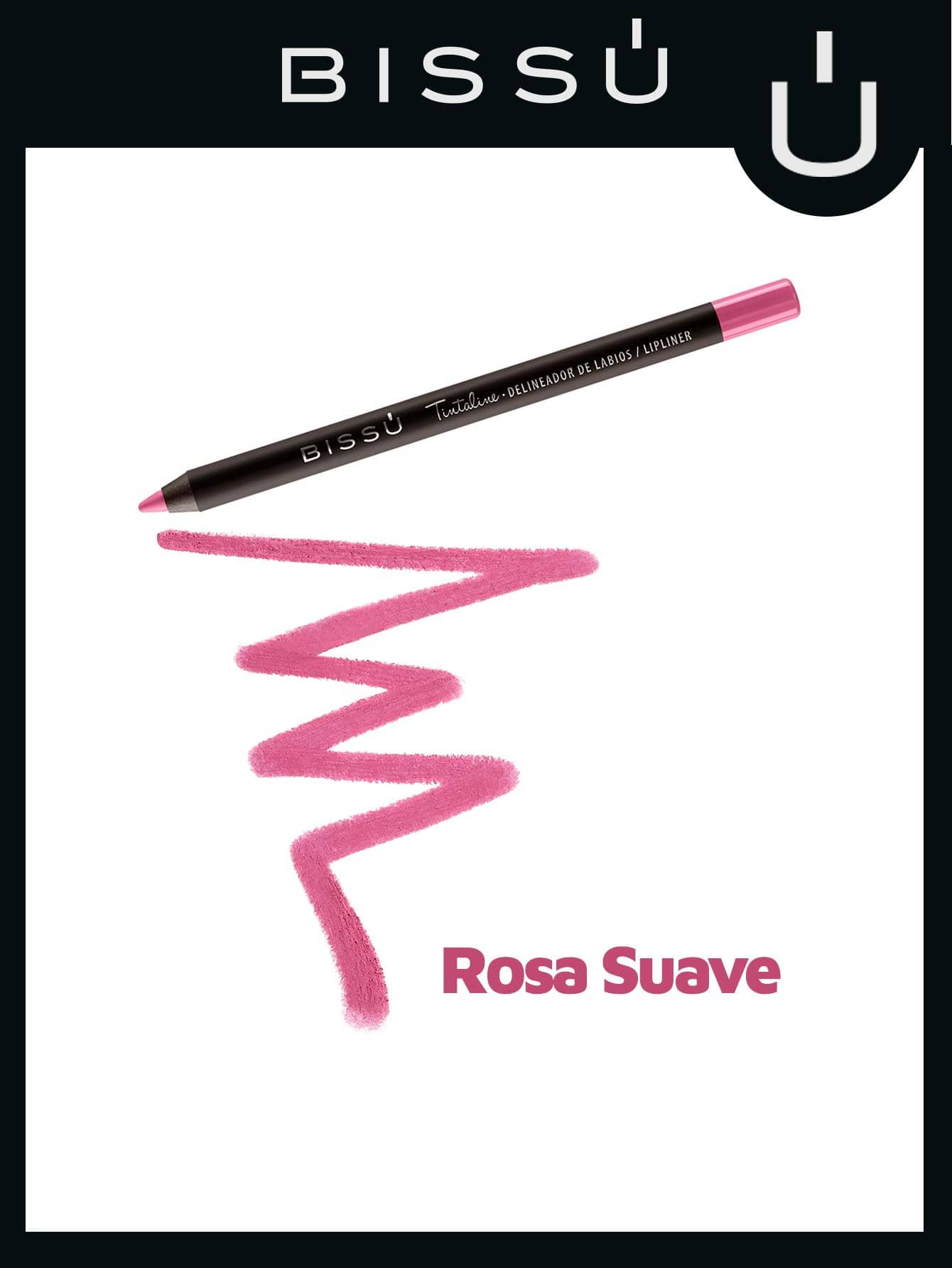 FASHIONITY Lapiz Delineador de Labios Bissu Tintaline - Rose Petal - Ver 1