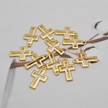 50pcs Cross Charms Pendants For Jewelry Necklace Making Decoration DIY Finding Accessories