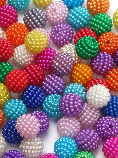 50入組/套創意極簡DIY珠子適合女士DIY首飾製作