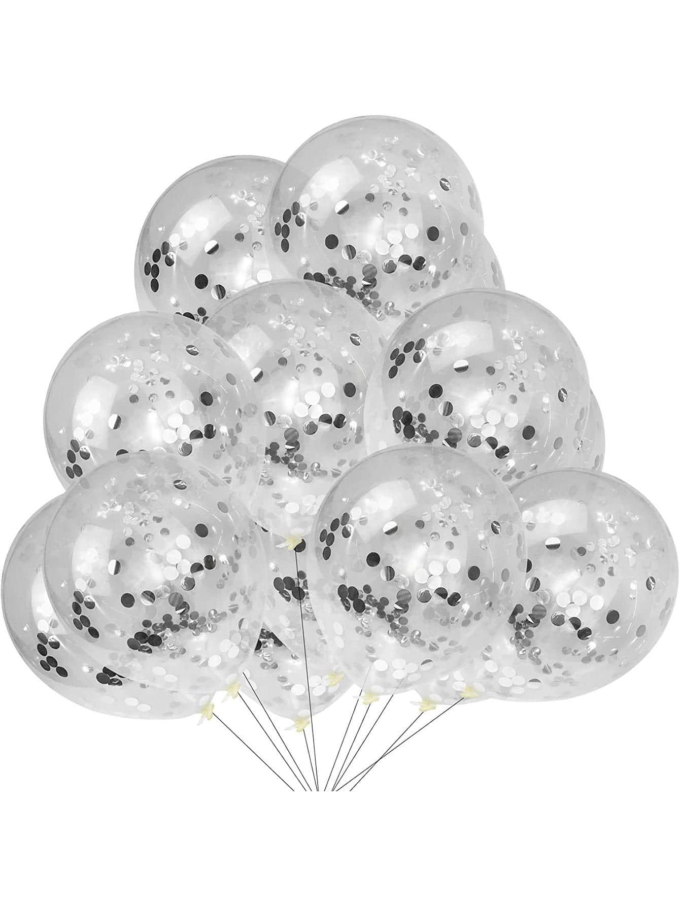 20 件亮片装饰婚礼装饰气球万圣节