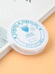 10卷/套時尚極簡DIY線適合女士DIY首飾製作 - 無色 - 查看 3