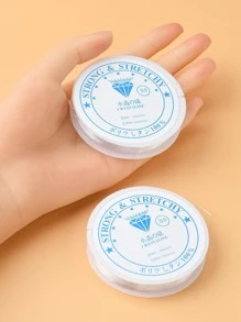 10卷/套時尚極簡DIY線適合女士DIY首飾製作 - 無色 - 查看 4