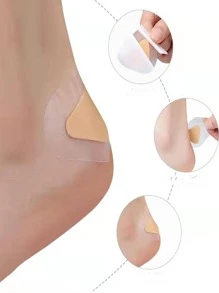 10 miếng dán chống mài mòn gót chân - Màu be - Xem 3