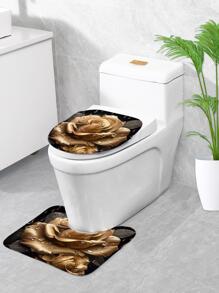 1 tấm thảm tắm in hoa hoặc 1 tấm rèm tắm - Nhiều màu - Xem 3