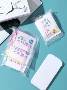 1pc Portable Disposable Raincoat - Multicolor - View 4