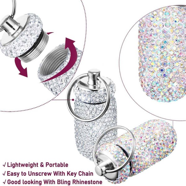 Rhinestone Decor Bottle Design Keychain SHEIN USA