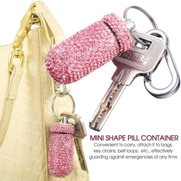 Rhinestone Decor Bottle Design Keychain SHEIN USA