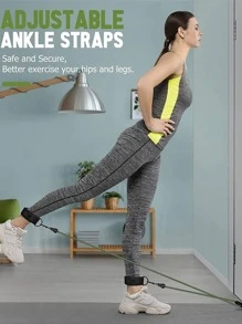 11入組阻力帶套裝,20-200磅 - 軍綠色 - 查看 3