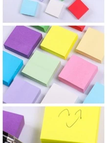 100 sztuk/1100 sztuk Karteczki samoprzylepne 11 kolorów Notatnik Etykiety na karty indeksowe Papier do znakowania Artykuły biurowe i szkolne Notatnik, książeczka z przypomnieniami, naklejki, papier kolorowy, papier biurowy, naklejki na magnes na lodówkę, losowe, niepowtarzające się kolory