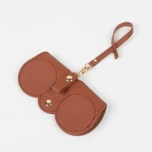 1入組中性時尚設計可愛風格眼鏡盒太陽眼鏡