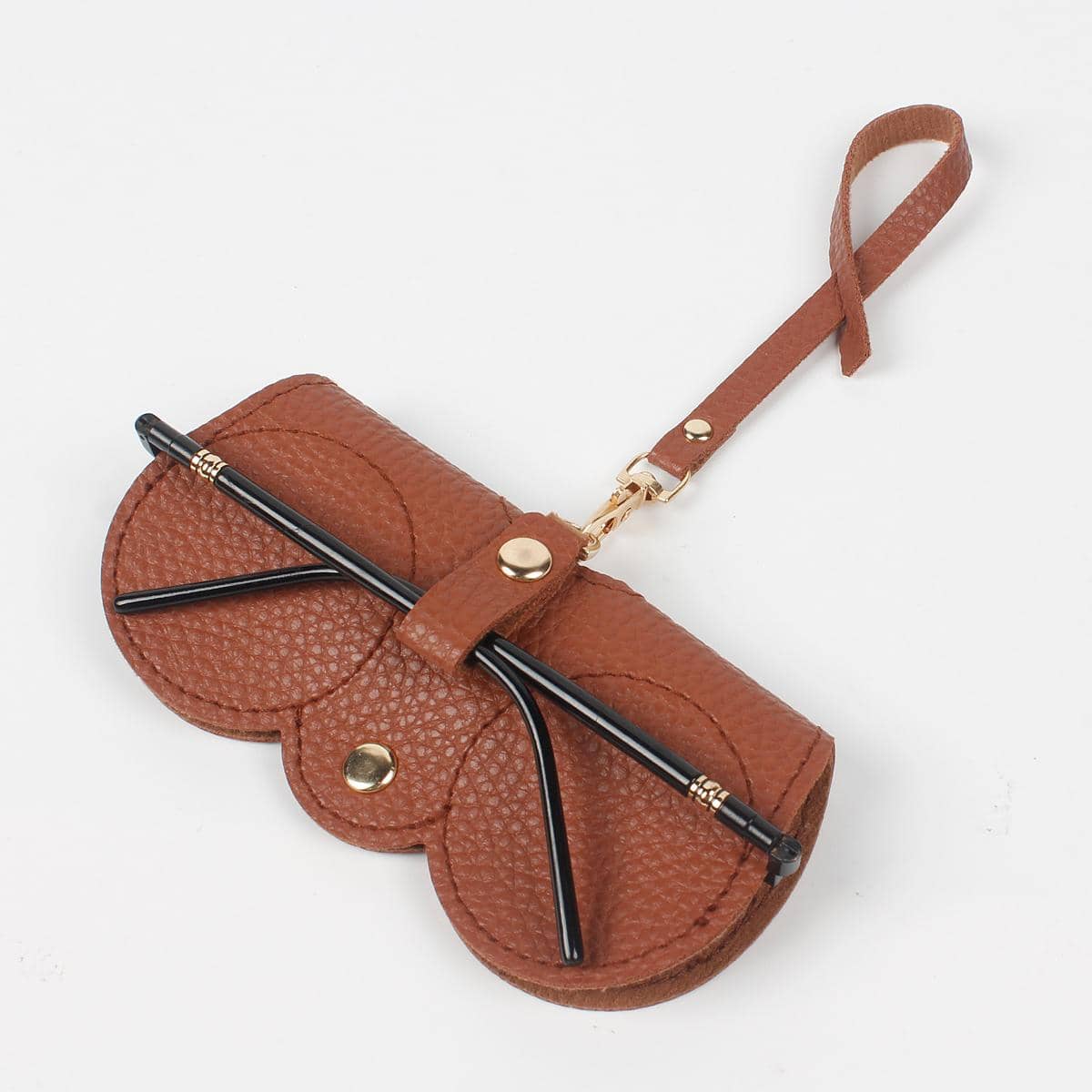 1入組中性時尚設計可愛風格眼鏡盒太陽眼鏡