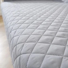 1pc Solid Color Sofa Towel, Modern Polyester Non-slip Towel Cover For Home - Grey - View 5