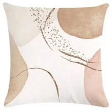 1入組幾何樣式靠墊套不附帶墊芯 - 米色 - 查看 7