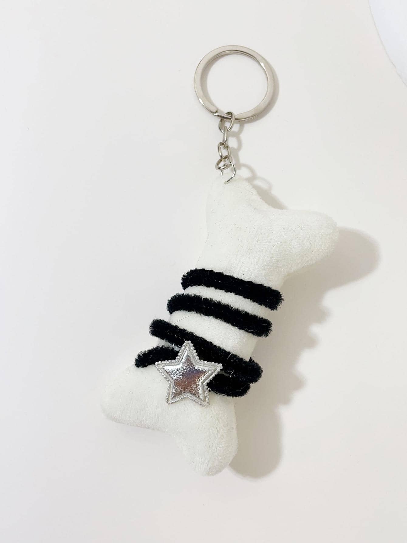 1入組女士星形裝飾骨吊墜Y2K鑰匙圈適用於鑰匙裝飾用品 - 彩色 - 查看 1
