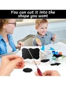 120Pcs Chalkboard Labels Sticker Pantry Storage Removable Blackboard Sticker Label for Kitchen Jars - 款式B - 查看 4