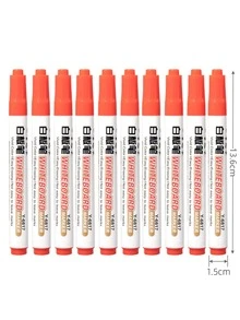 10入組漢字圖案白板筆 - 紅色 - 查看 6