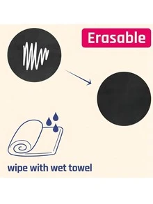 120Pcs Chalkboard Labels Sticker Pantry Storage Removable Blackboard Sticker Label for Kitchen Jars - 款式B - 查看 7