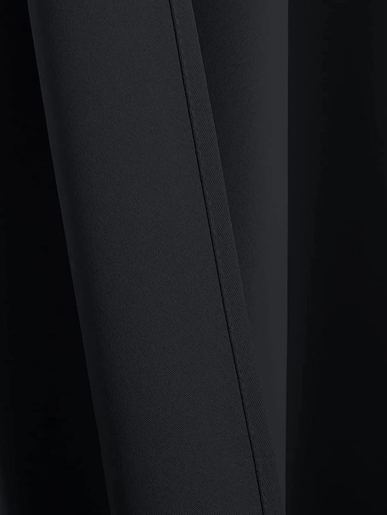 Blackout Venetian Blinds - Solid Color Insulated Curtains/ Bedroom Curtains - Black - View 2