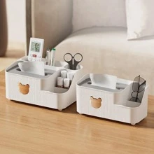 1入組熊裝飾紙巾盒 - 薄荷綠 - 查看 2