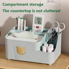 1入組熊裝飾紙巾盒 - 薄荷綠 - 查看 3